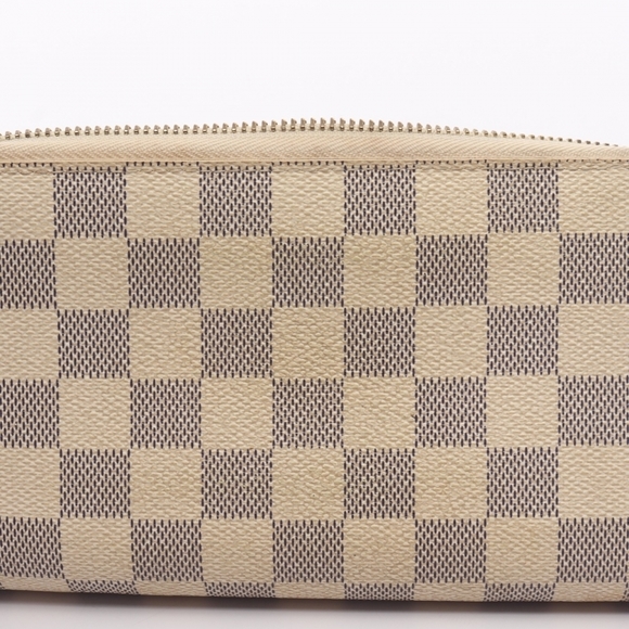 Louis Vuitton Wallet Damier Azur Round Zipper White - Picture 5 of 7